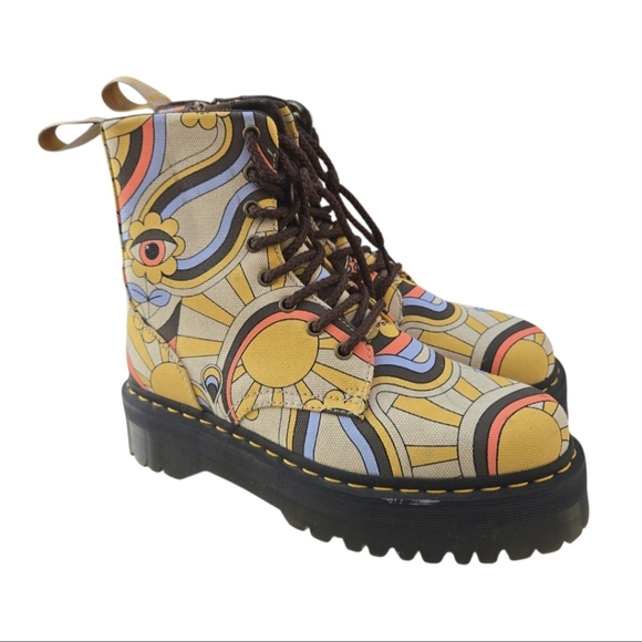 Dr. Martens Shoes - Dr. Martens Jadon Boot Retro Canvas